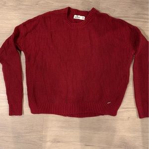 Hollister sweater, maroon color, size XS